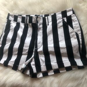 American Eagle Striped Shorts